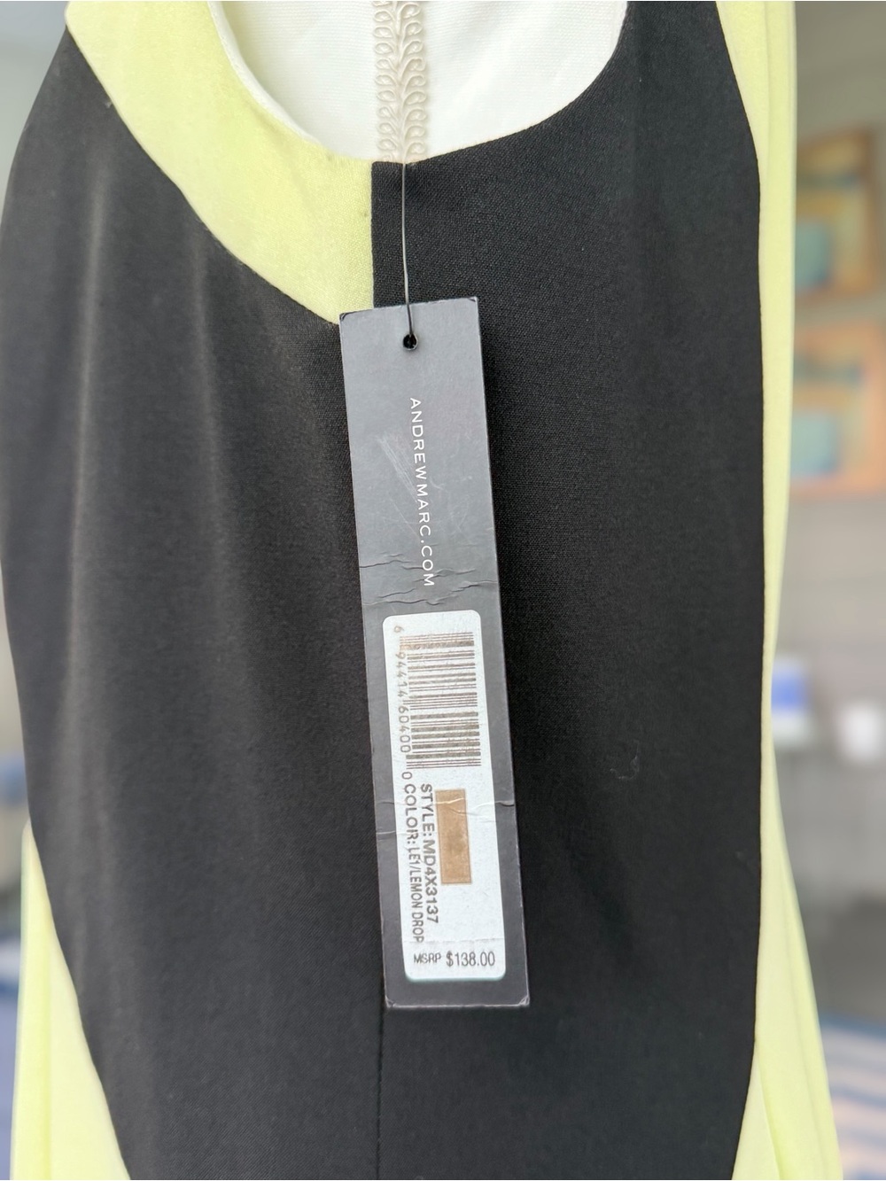 Marc NY Andrew Marc |Colorblock Sheath Dress |Size 12 |Slimming Fit - Picture 4 of 11